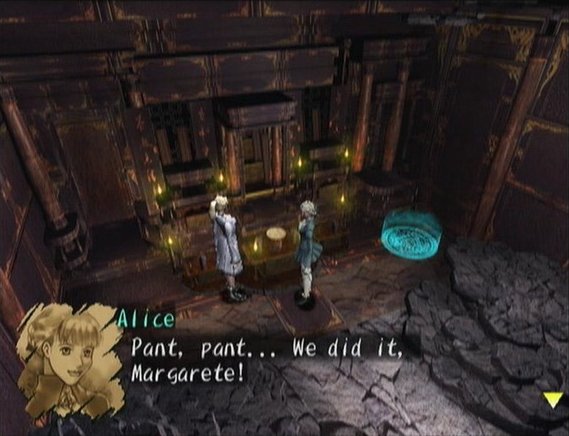 Kinky! The second of four games, the female lead has gone up to about a B-cup. Future games will push those boundaries.