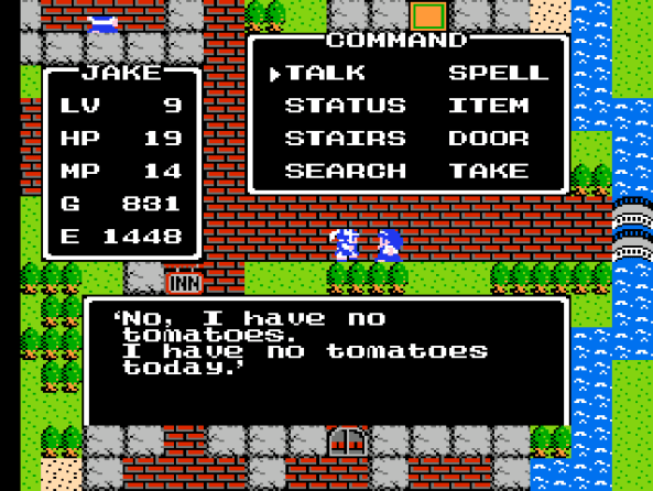 First the old man asks me to find his balls, and now this guy?