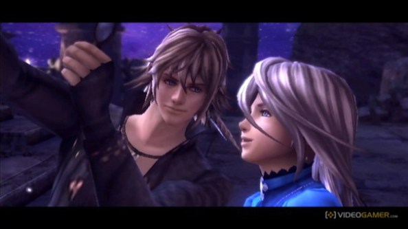 Zael putting the moves on Callista, showing her how to look at things like he can.