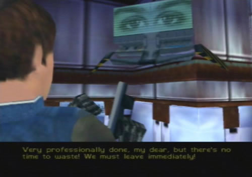 This guy! Arrgh! I actually loaded a mission once because I just wanted to shoot him myself.