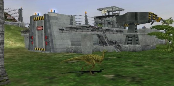 They call this building the hatchery. I think it looks suspiciously like a raptor pen.