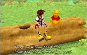 Pooh (n), winny the: Small yellow bear with honey fetish. See also pooh (v) 