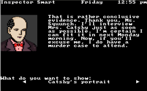 Yes...I often find portraits of irrelevant figures can prove guilt beyond reasonable doubt. Now excuse me, for I, too, must attend a murder case.