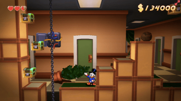 Scrooge's office building, the money bin. I hear the employees fill the suggestion box with requests for stairs.