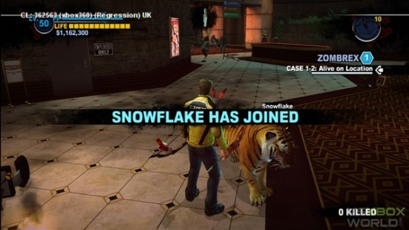 Yep. Somehow a tiger has lived in the mall for at least a day and no one has seen it. And if it doesn't join you, you never see it again. 