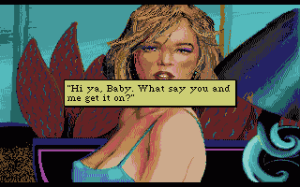 Finally, Larry, you've found some wholesome wife-material. Take this one home to meet mom!