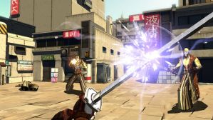 Hold the A button and you can block bullets without all the flashy effort of a Jedi knight