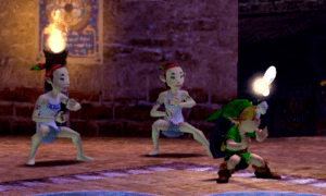Link busts a move to commemorate the only time he will ever use the dance mask.