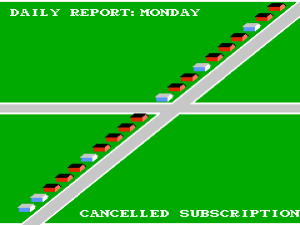 All right! Just a few more customers to piss off and I won't have to lift a finger anymore!