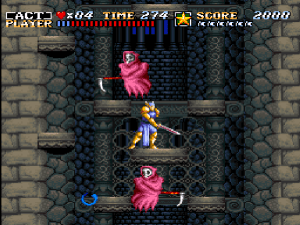 Creepy castles, Medusa heads, vampires that turn into gargoyles, and fights with death...I thought I reviewed Castlevania last month.