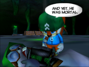 And so we say goodbye to good old unforgettable what's-his-name, who we have known for an entirety of this half of the war level.