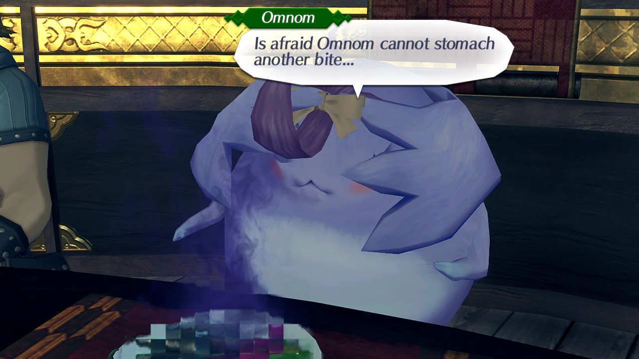 Xenoblade Mythra Cooking Blurred