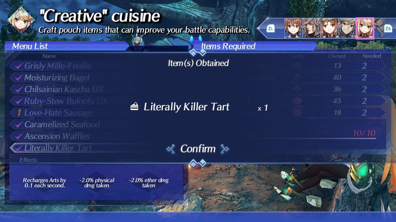 Xenoblade Literally Killer Tart